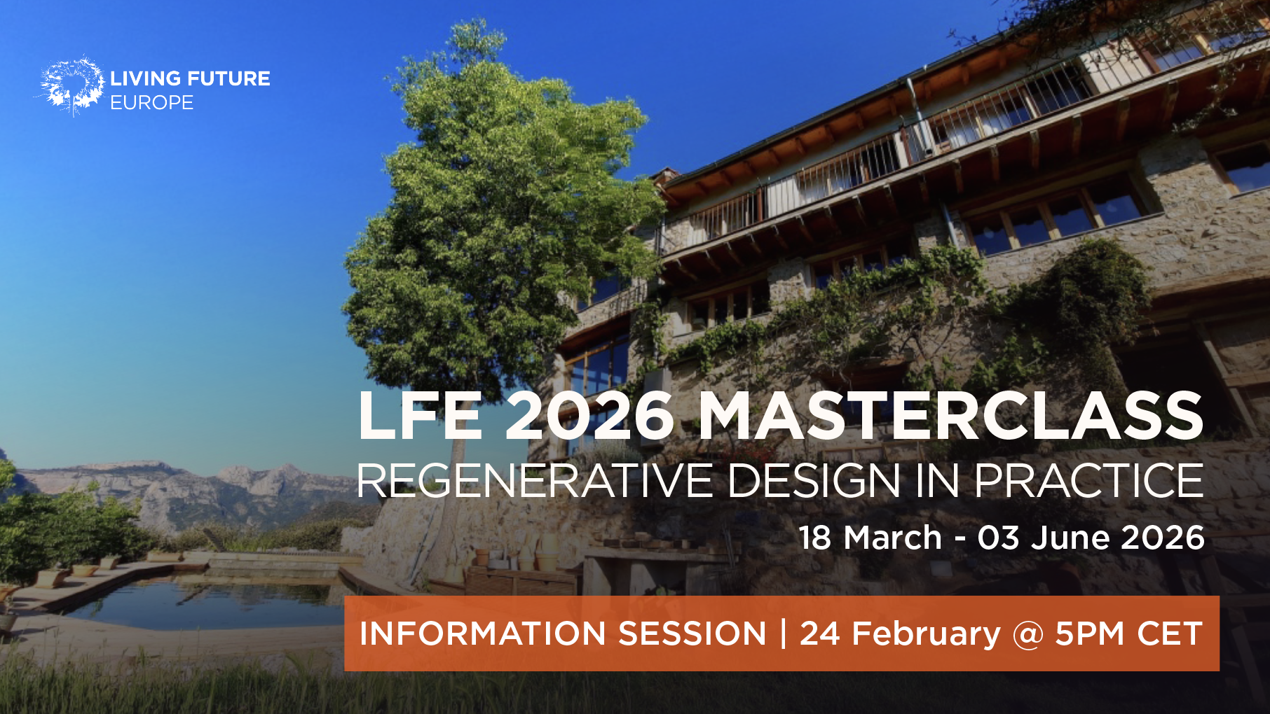 LFE 2026 Masterclass: Regenerative Design in Practice