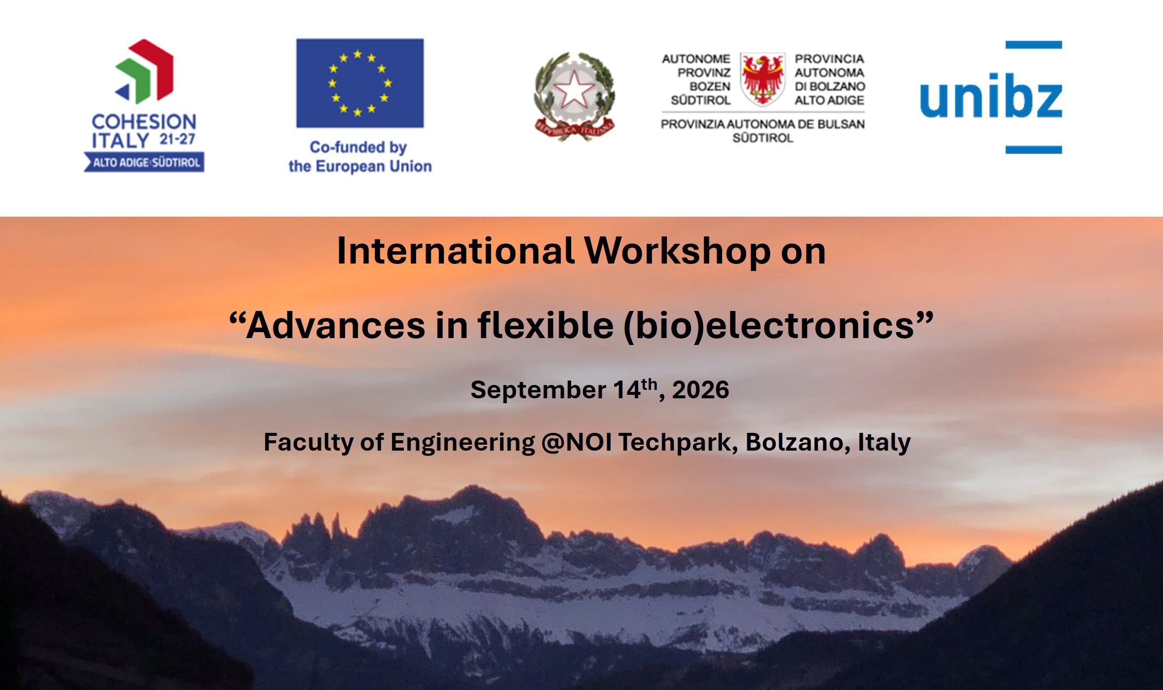 International Workshop on “Advances in flexible (bio)electronics”